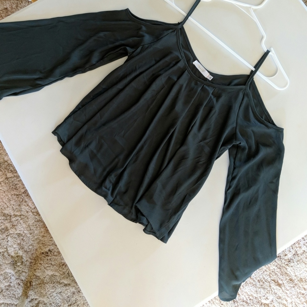 Open shoulder blouse